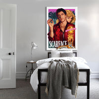 Tela d'arredo SCARFACE - Quadro Canvas su telaio in legno Misura: 70x100 cm