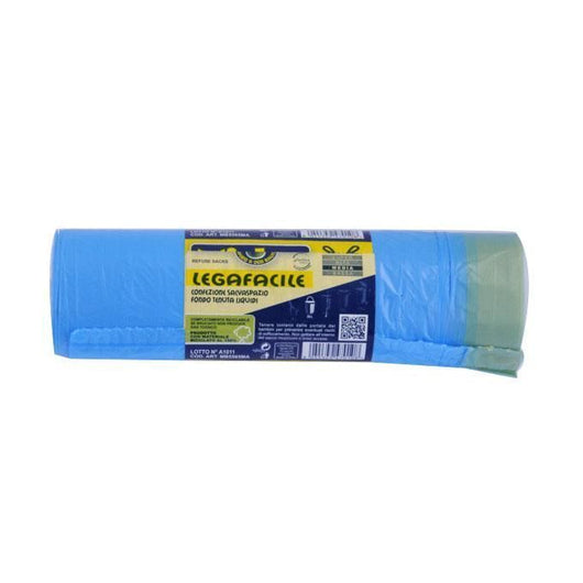 Mister Bin Sacco Immondizia Maniglia Azzurro 55X 65 Pezzi 15