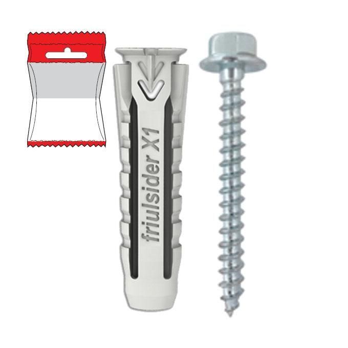 Friulsider Tassello X1 10X50 Vite Ter Pezzi 4