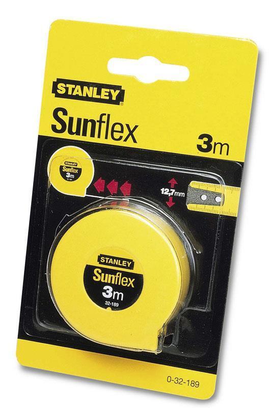 Stanley 0-32-189 rotella metrica 3 m Acrilonitrile butadiene stirene (ABS) Giallo