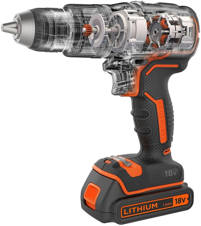 Black & Decker BL188KB-QW cacciavite elettrico e avvitatore a impulso Arancione