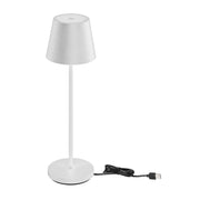 Lampada LED da Tavolo 1.5W Colore Bianco in Alluminio con caricatore Wireless e Touch Dimmerabile 3000K IP54 SKU 23445