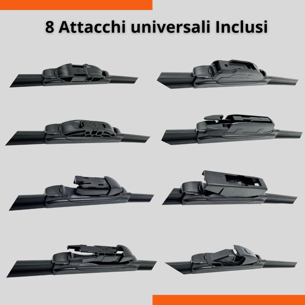 Tergicristalli Anteriore Universale in gomma Multi attacco Easy Click 50 cm