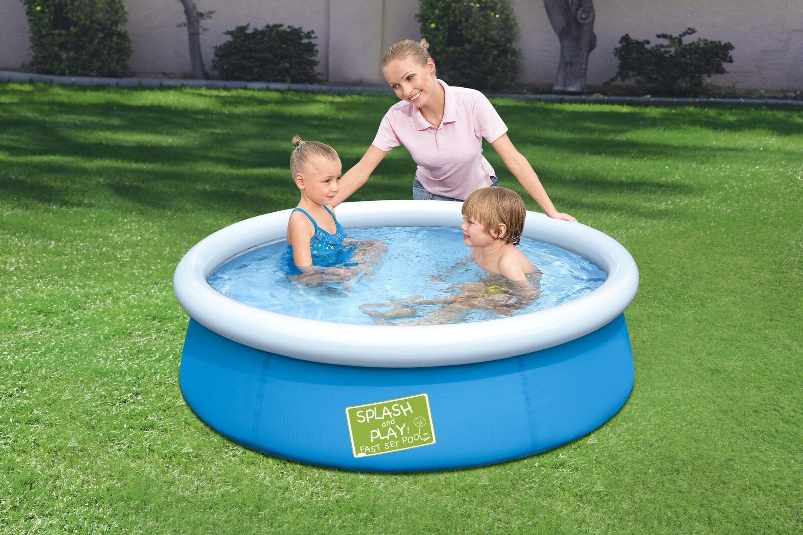 Bestway Fast Set 57241 piscina fuori terra Piscina gonfiabile 477 L Blu, Verde, Arancione