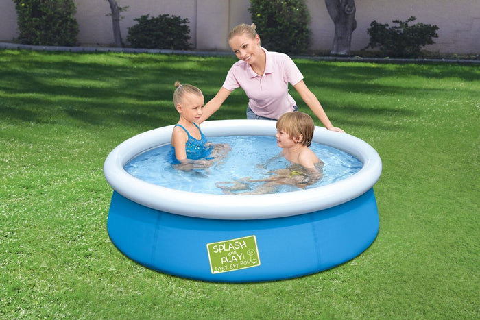 Bestway Fast Set 57241 piscina fuori terra Piscina gonfiabile 477 L Blu, Verde, Arancione