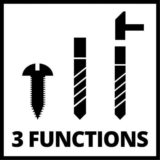 Einhell TE-CD 18 Li-i Senza chiave 1,5 kg Nero, Rosso