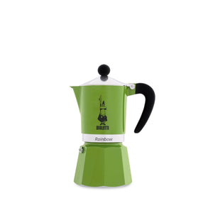 Bialetti Rainbow Caffettiera 3 tazze verde