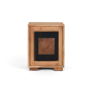 Comodino in legno di mango