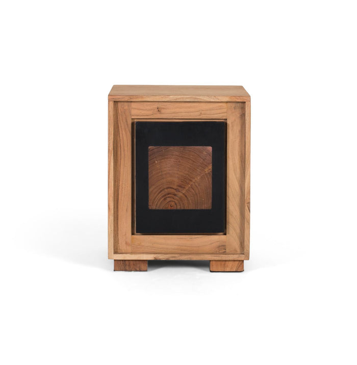 Comodino in legno di mango