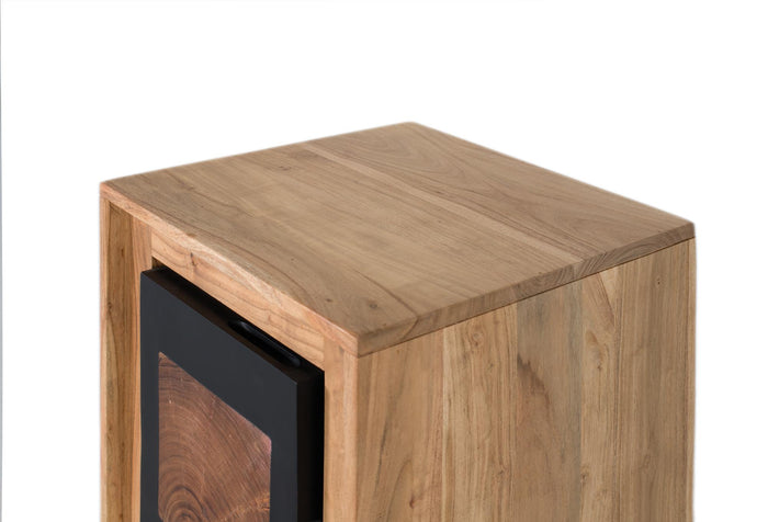 Comodino in legno di mango