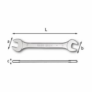 Usag 252 N Acciaio al cromo vanadio 12,13 mm 2 pezzo(i) Grigio