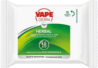 Vape Derm Herbal Salviette Adulti 15 Pezzi