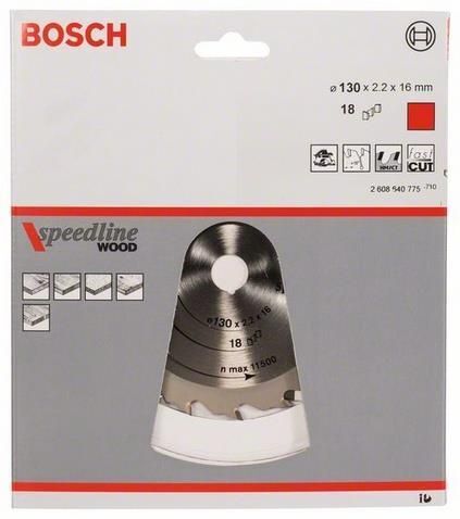 Bosch 2 608 640 775 lama circolare 13 cm 1 pz