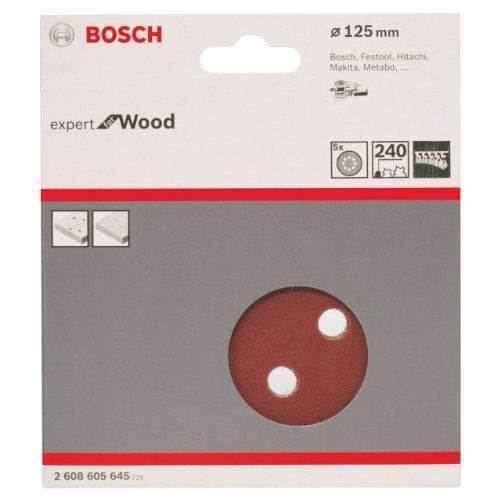 Bosch 2 608 605 645 accessorio per levigatrici 5 pz