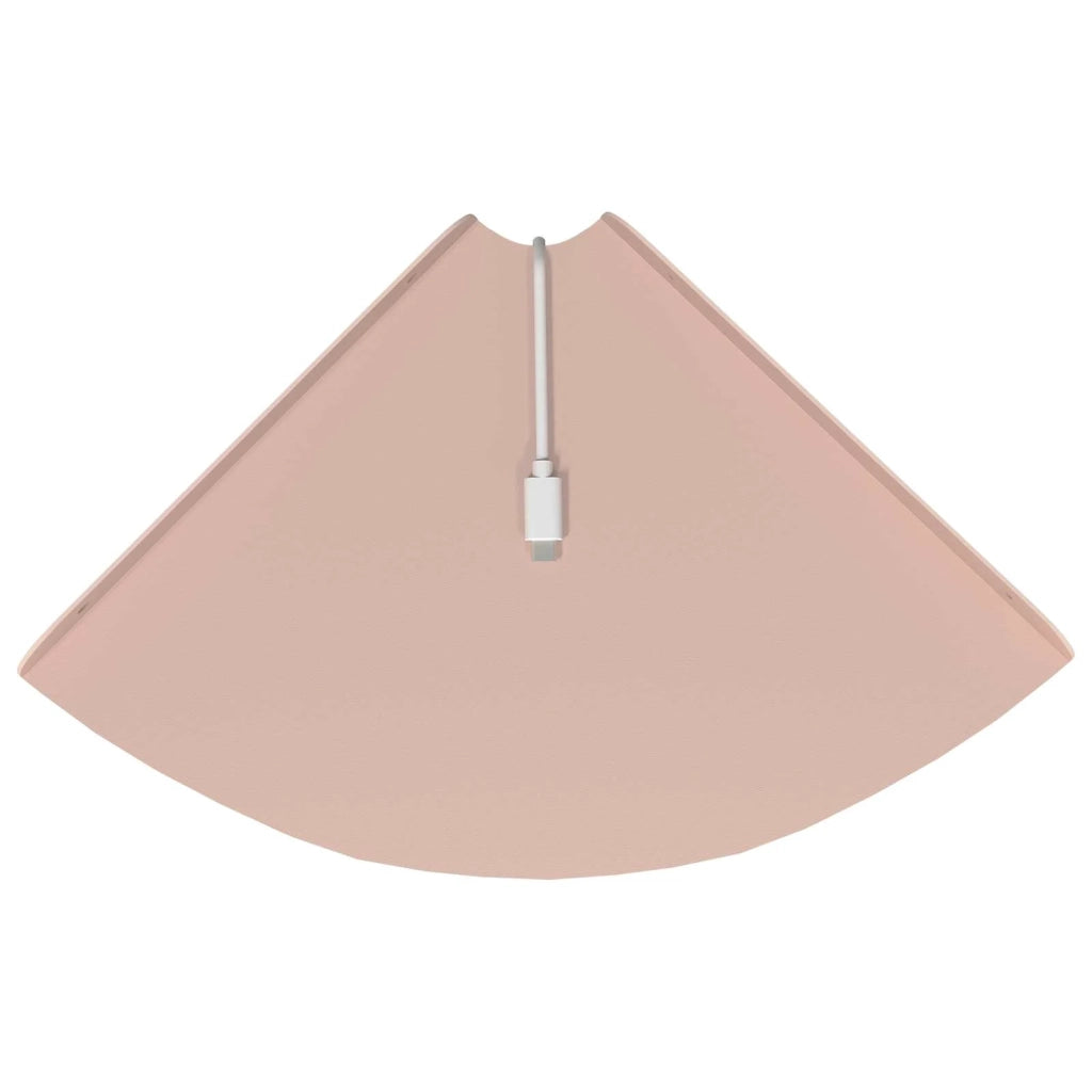 Mensola sospesa con lo scaffale 2 pcs Rosa 24 x 24 x 2 cm