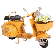 Moto in metallo arancione 17,5x7x11h