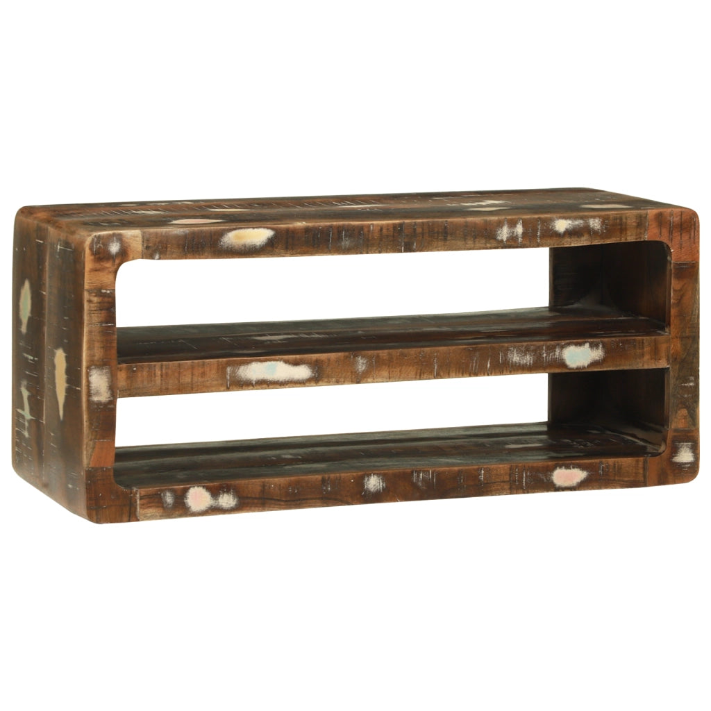 Mobile TV 80x32x36 cm in legno massello riciclato