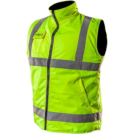 Topex 81-520-l gilet da lavoro d ouble face un lato riflettente t