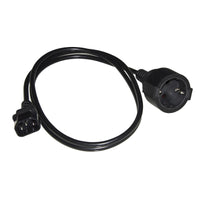 Link cavo adattatore di alimentazione presa schuko tedesca femmina - iec c14 maschio mt 1,50