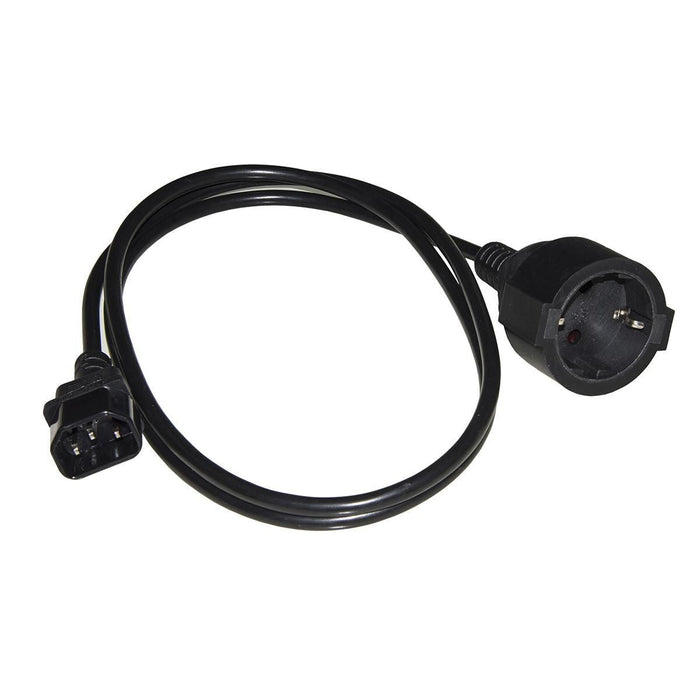 Link cavo adattatore di alimentazione presa schuko tedesca femmina - iec c14 maschio mt 1,50