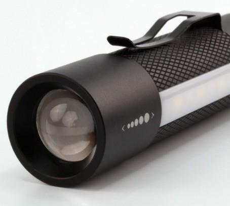 Ansmann 1600-0137 torcia Nero, Bianco Torcia a mano LED