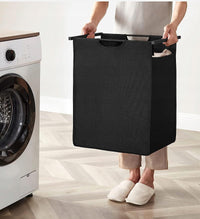 Mobile portabiancheria Valora 65L Marrone Rustico Nero | scomparto singolo