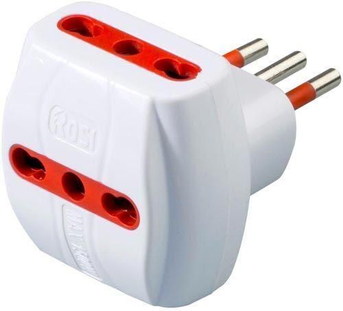 Rosi RS78041T adattatore per presa di corrente Tipo L (IT) Rosso, Bianco
