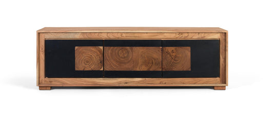 Mobile TV a 3 ante in legno di mango.