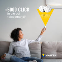 Varta LITHIUM Coin CR2032 (Batteria a bottone, 3V) Blister da 5