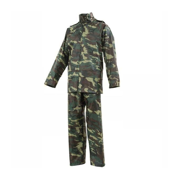 Issa Impermeabile Giacca+Pantaloni Hunting M Cappuccio Ripiegato