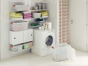 KIS K Latch Box Armadietto portaoggetti Rettangolare Arancione, Trasparente