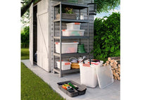 KIS K Latch Box Armadietto portaoggetti Rettangolare Arancione, Trasparente