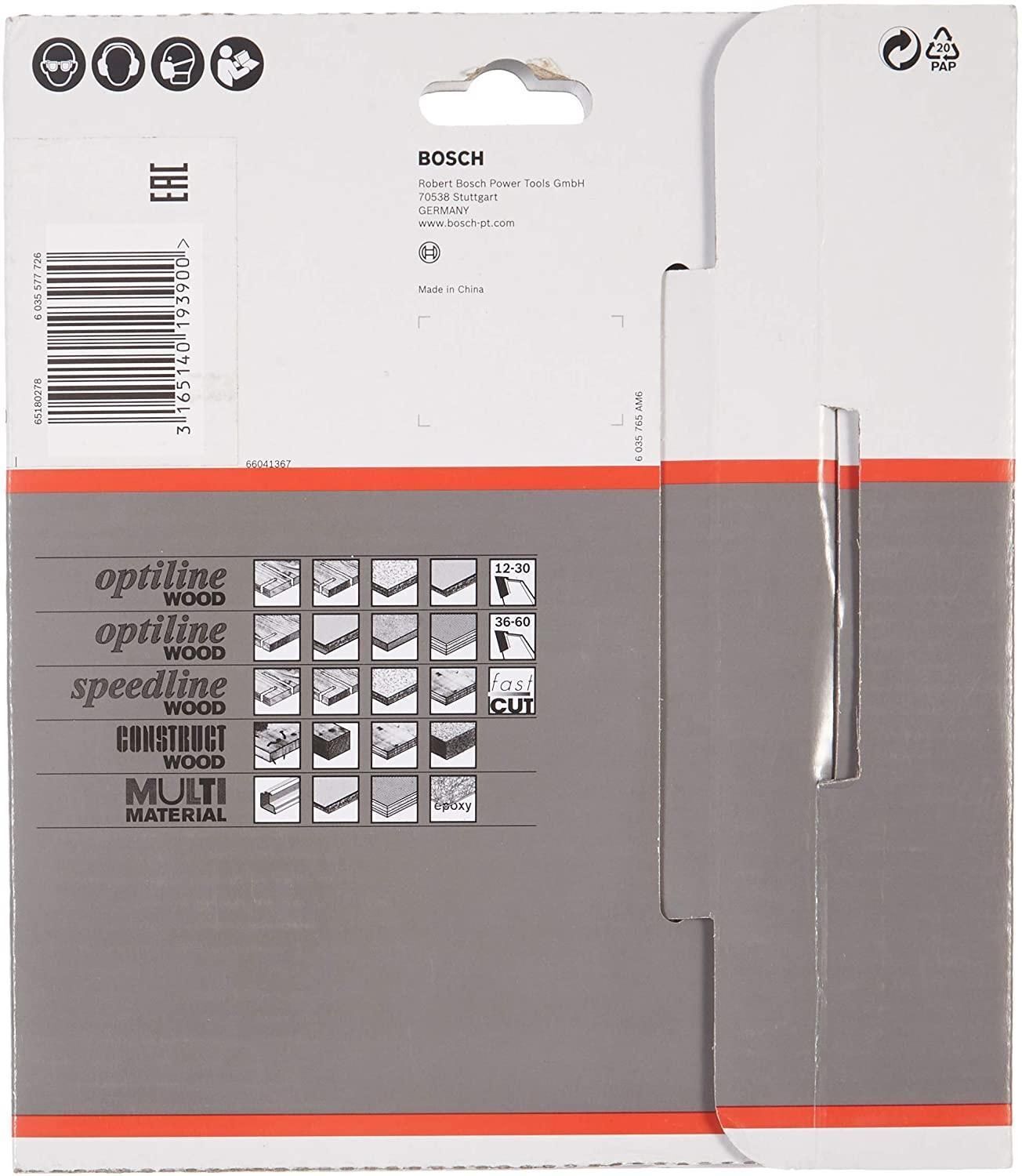 Bosch ?2608640596 lama circolare 16 cm 1 pz