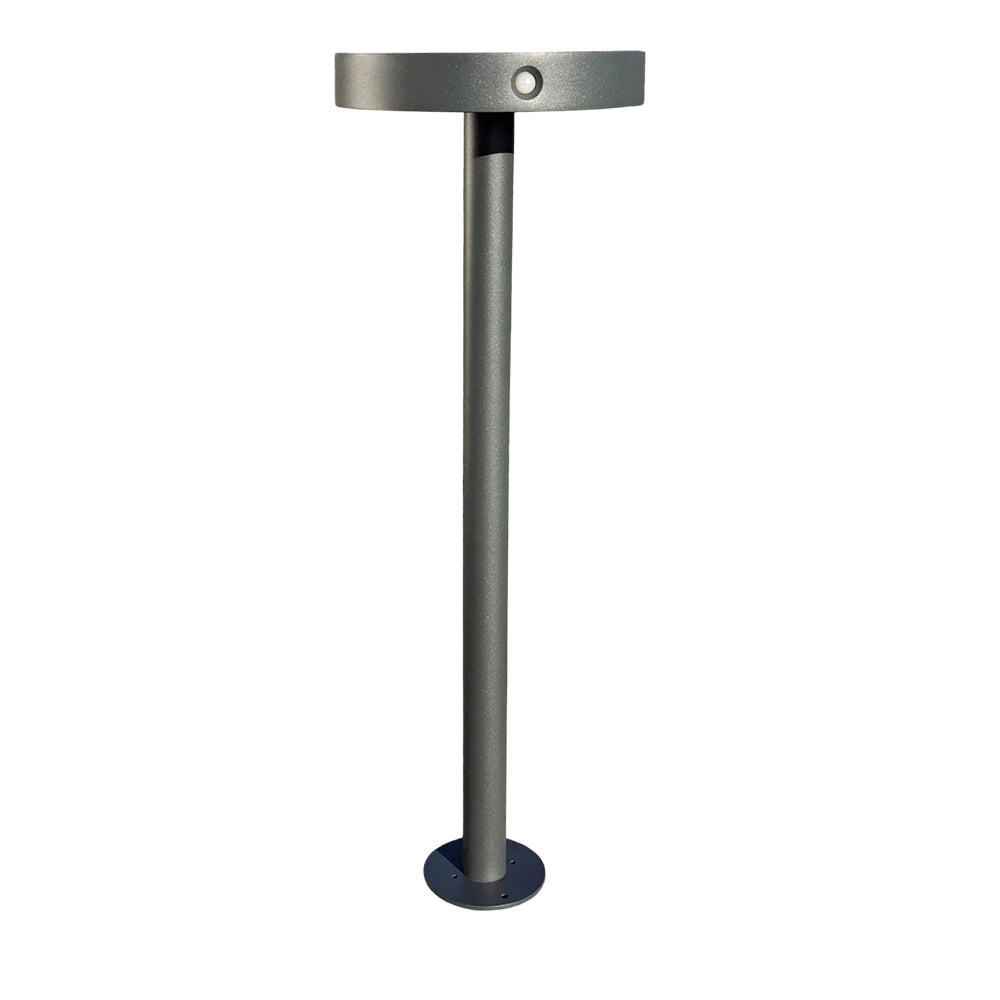 SYRIO Lampione Solare da Giardino h. 50 - IP65 Con Pannello Integrato e Sensore di movimento in colore ANTRACITE