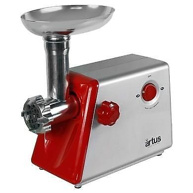 Artus T25 tritacarne 385 W Rosso, Argento