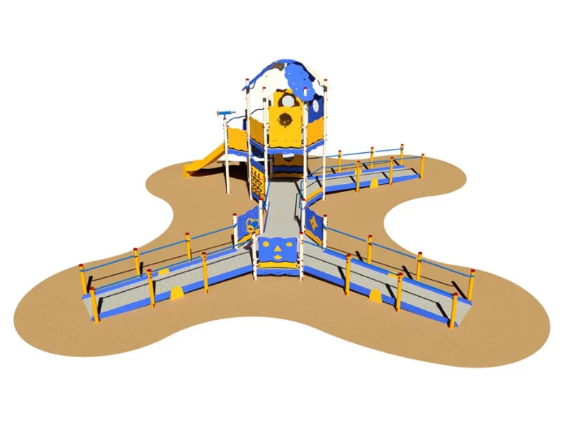 Villaggio Actarus 990 torretta esagonale 15 utenti spazio minimo 1525x1475cm