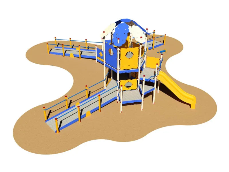 Villaggio Actarus 990 torretta esagonale 15 utenti spazio minimo 1525x1475cm