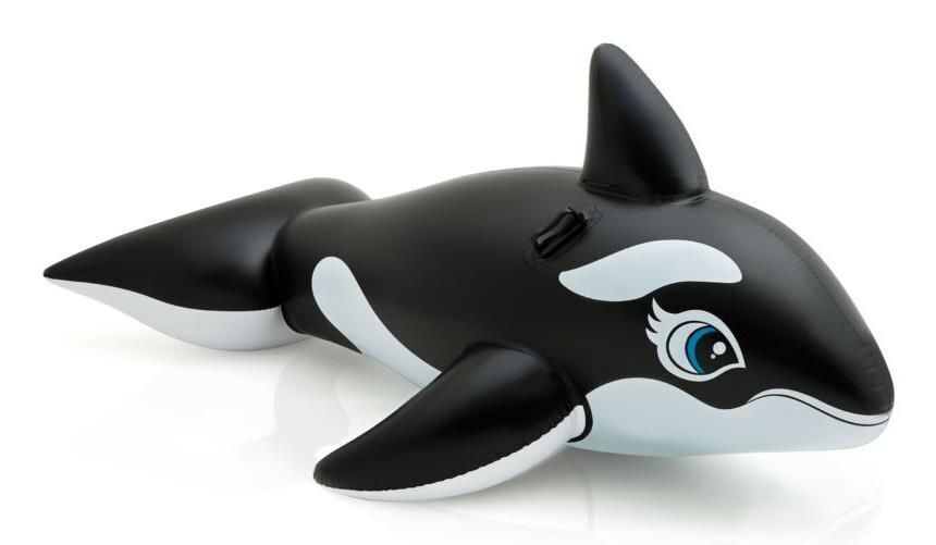 Intex 58561 galleggiante da piscina e da spiaggia Nero, Bianco Vinile Gonfiabile cavalcabile