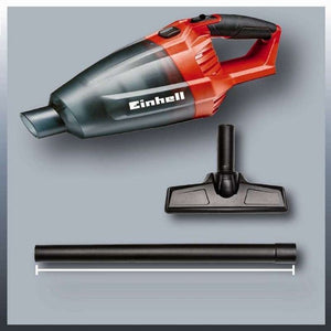 Einhell TE-VC 18 Li - Solo aspirapolvere senza filo Nero, Rosso Senza sacchetto