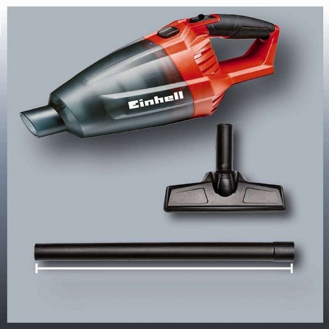 Einhell TE-VC 18 Li - Solo aspirapolvere senza filo Nero, Rosso Senza sacchetto