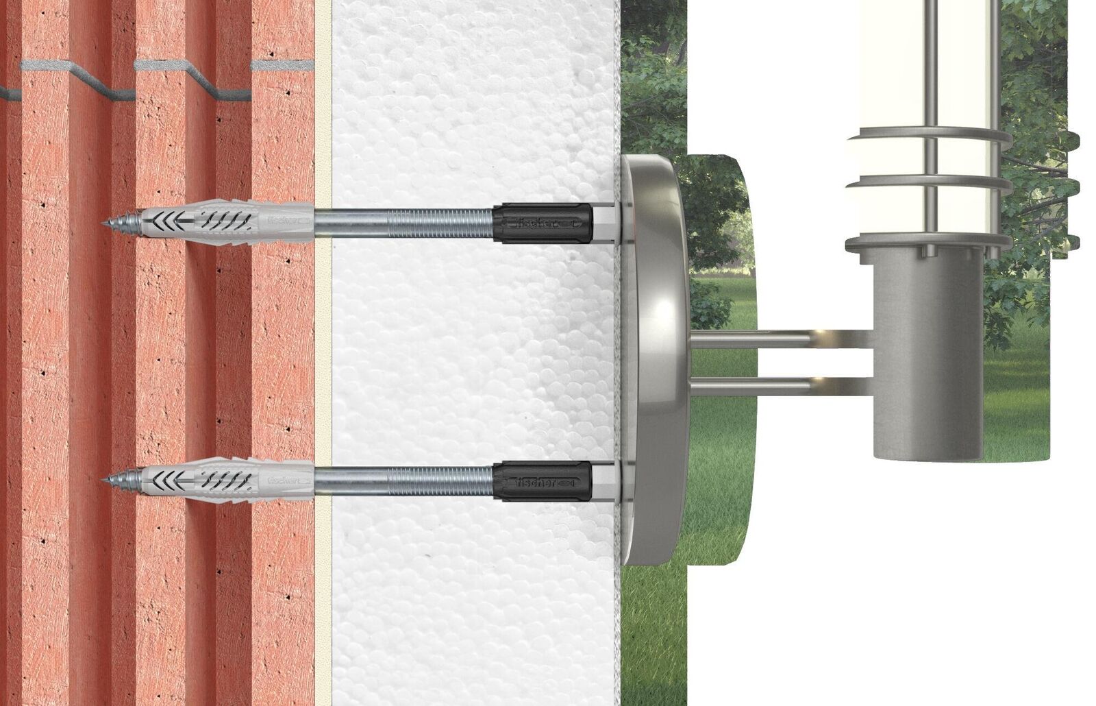 Fischer 45691 ancoraggio a vite e tassello 20 pz Kit di viti e tasselli a muro