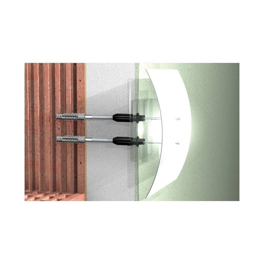 Fischer 45691 ancoraggio a vite e tassello 20 pz Kit di viti e tasselli a muro