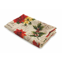 Runner 45X180 Cm Stella Natale Con Scritte Bianca