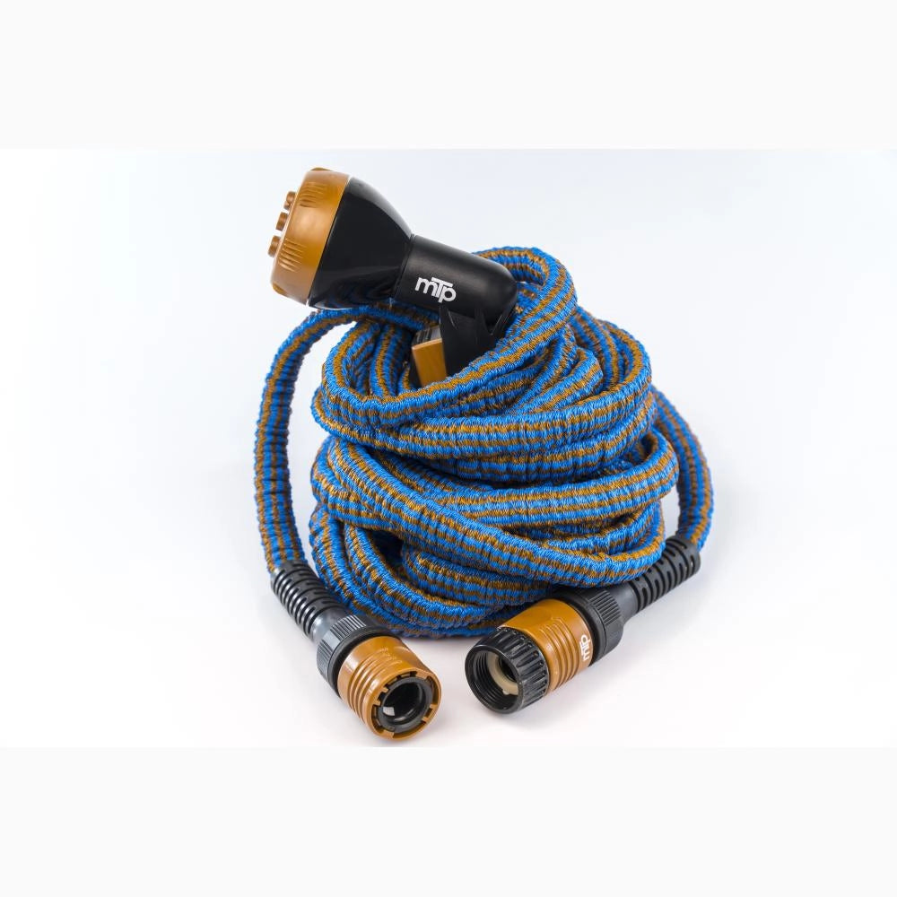 Tubo Estensibile irrigazione resistente leggero compatto 7,5 mestri Azzurro