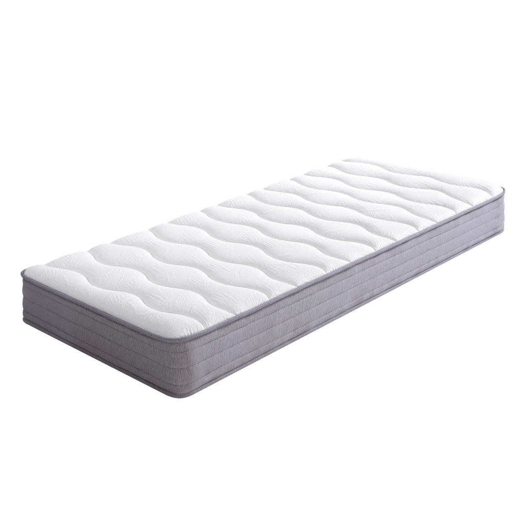 Materasso a Molle con Supporto Lombare Ergonomico Rigidità H3 90x200x20 cm; Bianco