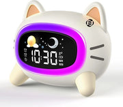 Sveglia per bambini - Sveglia digitale - Lampada da notte - Sveglia per bambini con funzione di allenamento al sonno - Sveglia per bambini con funzione di sveglia - Sveglia per bambini con funzione di illuminazione