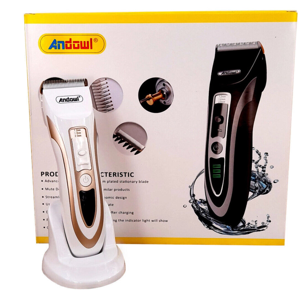 RASOIO TAGLIA CAPELLI ELETTRICO REGOLA BARBA RICARICABILE DISPLAY PETTINI QL7188