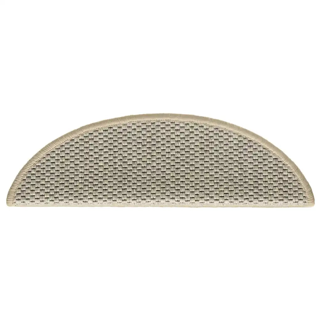 Tappeti Adesivi Scale Aspetto Sisal 30 pz | Gradini per Scale 56x17x3cm Verde Chiaro