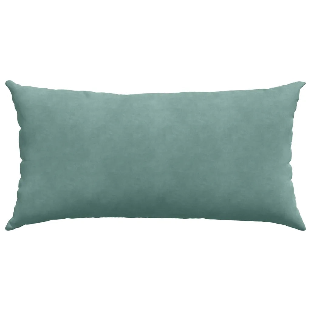 Cuscini da Divano 2 pz | Cuscini per sedie Verde Mare 80 x 40 cm Tessuto in Cords
