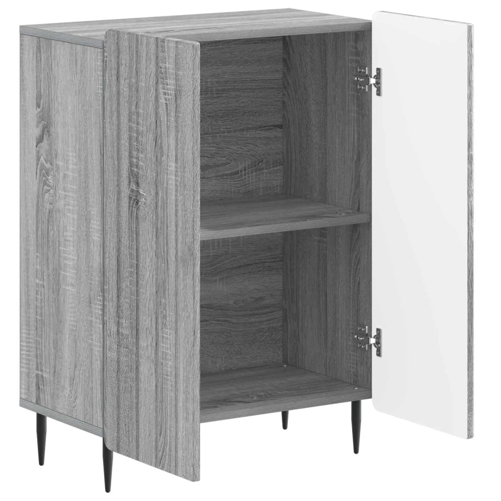 Mobiletto da Bagno ZWOLLE Sonoma grigio 59,5 x 31 x 79,5 cm 896401